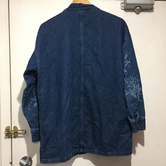 MANGO OPEN FRONT DENIM JACKETS ONE SIZE - Picture 3 of 6